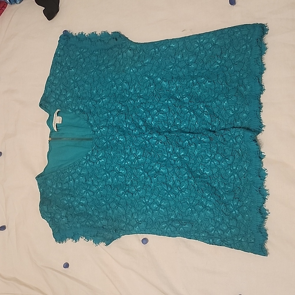 DVF lace top
